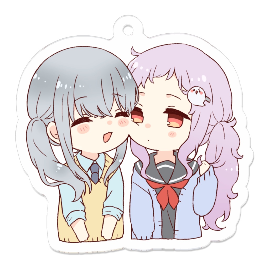 ゆきおばけちゃんアクキー