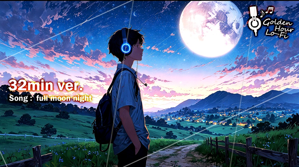 【Free BGM/フリー音楽】full moon night