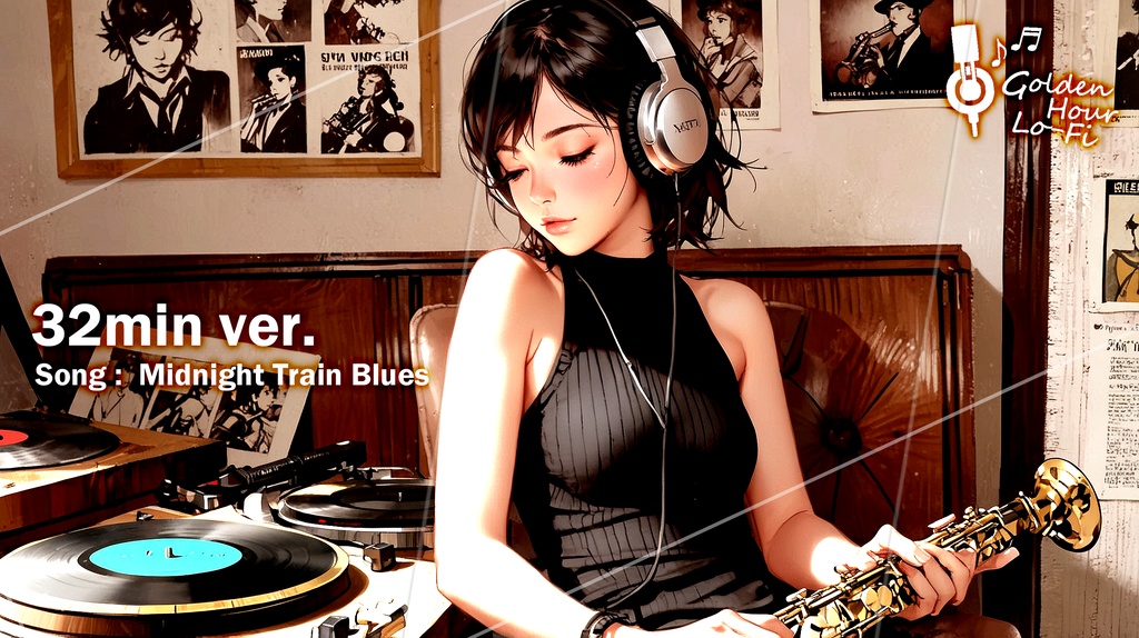 【Free BGM/フリー音楽】Midnight Train Blues