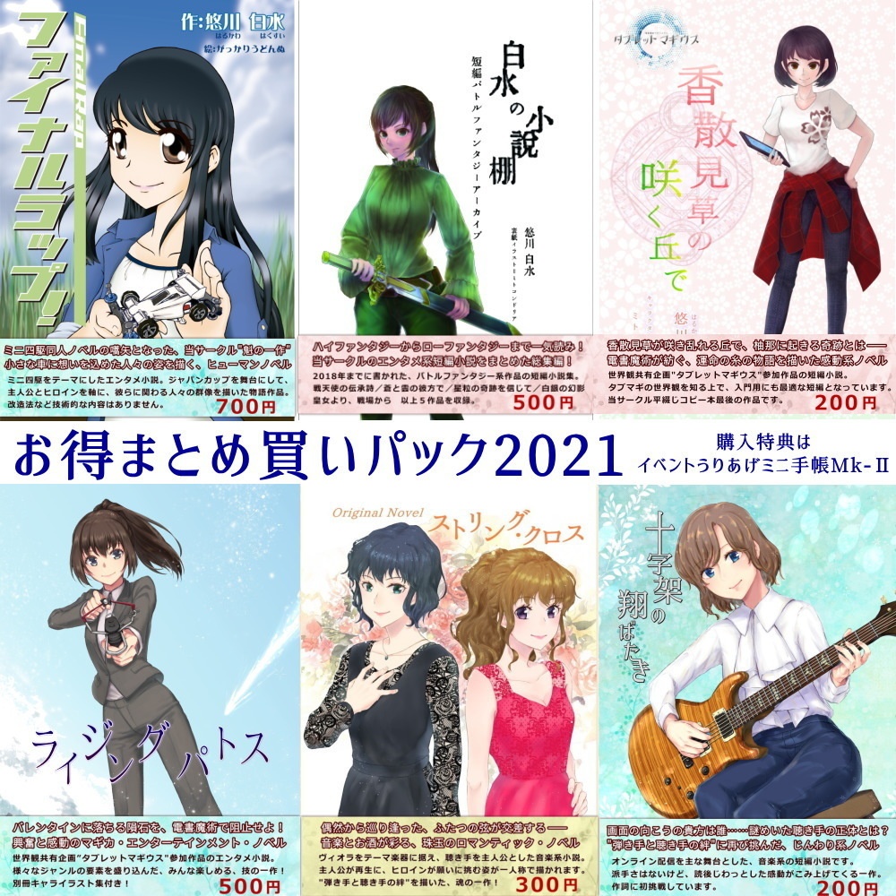 白水の小説棚 全作品パック2021 白水の小説棚 Novel Shelf Of Hakusui Booth