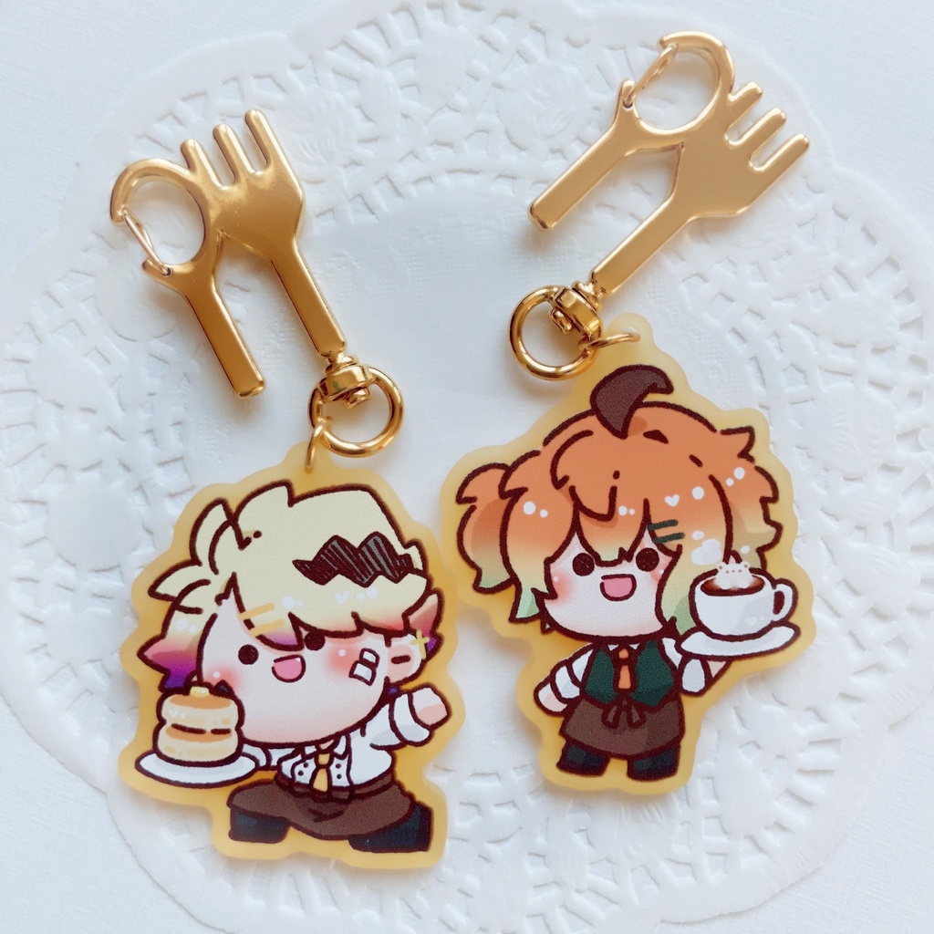 喫茶アクリルキーホルダー