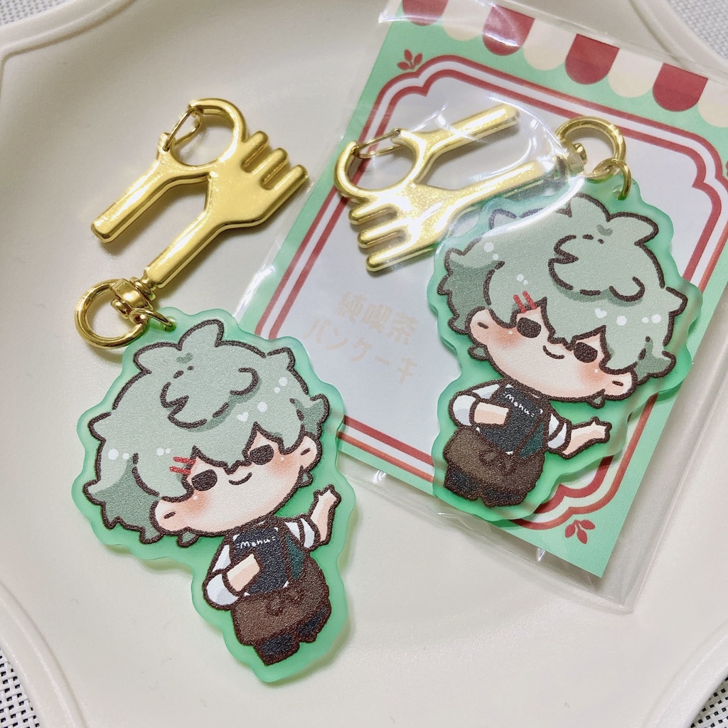 喫茶アクリルキーホルダー