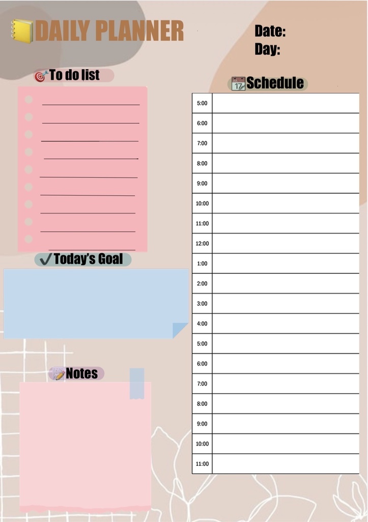 30-Day Study Planner | Digital PDF Planner for Students