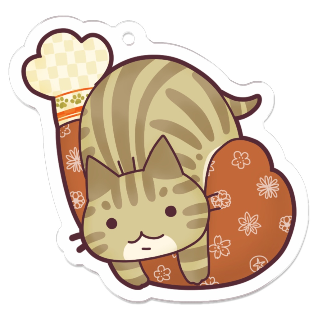 茘枝【和】アクリルキーホルダー（コーティング）