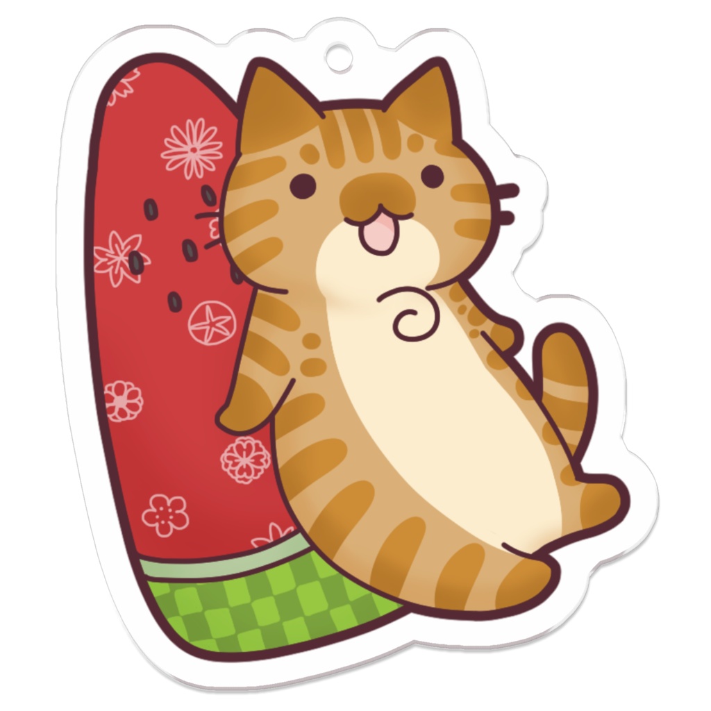 葡萄【和】アクリルキーホルダー（コーティング）