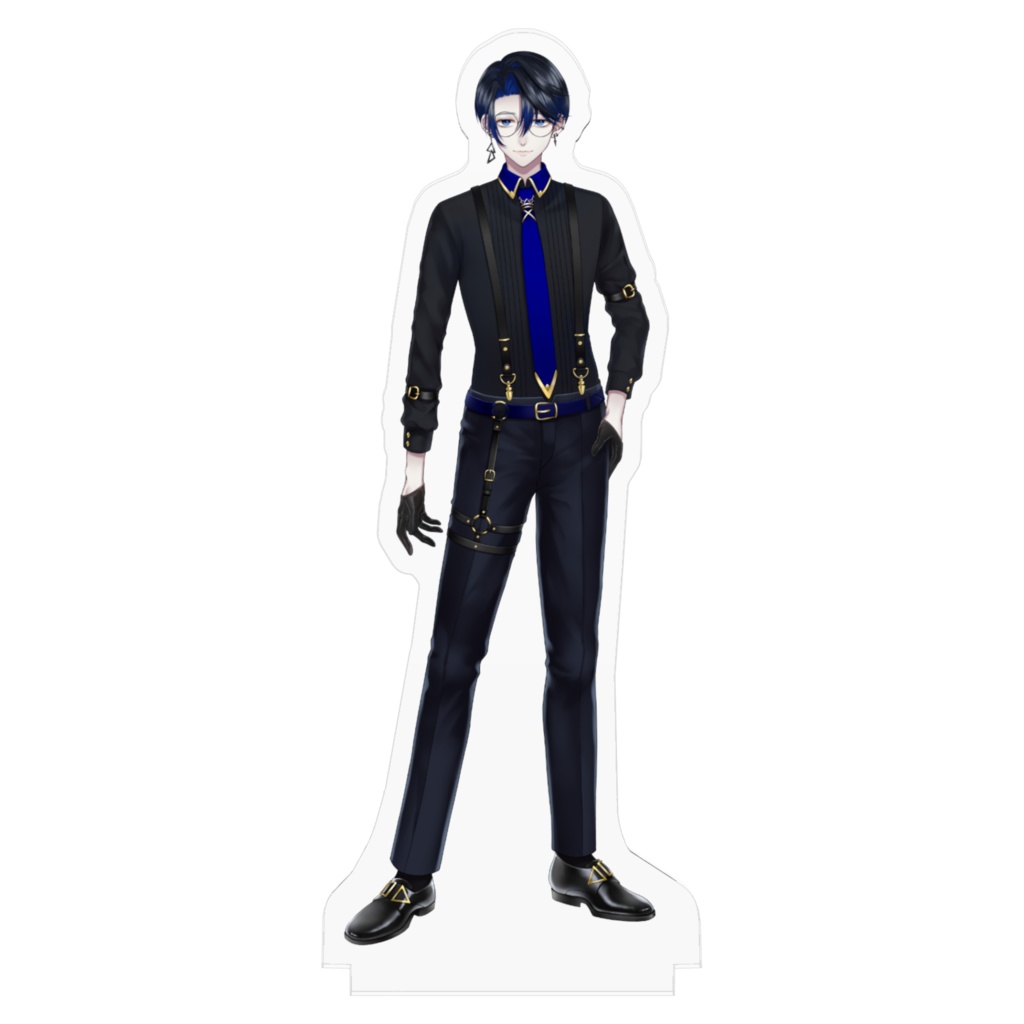 心診楽アクリルフィギュア-白衣、ベストなし-