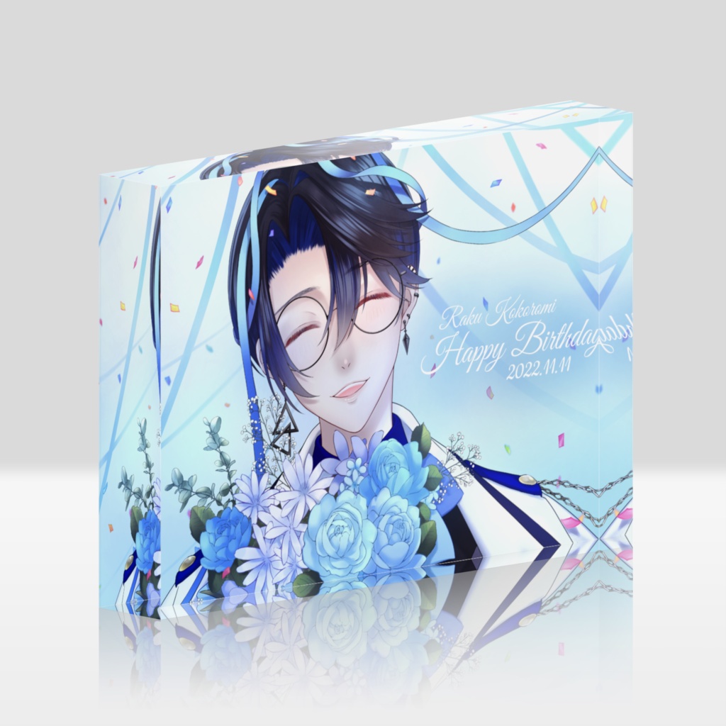 心診楽アクリルブロック-Birthday-