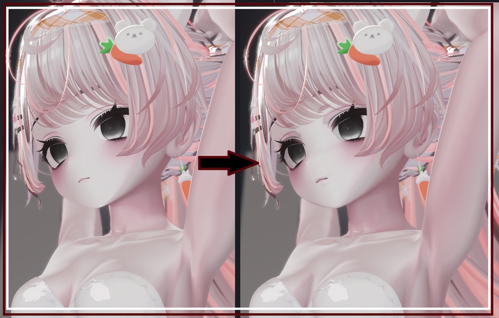 【 2アバター対応】AO Ambient Occlusion add-on texture