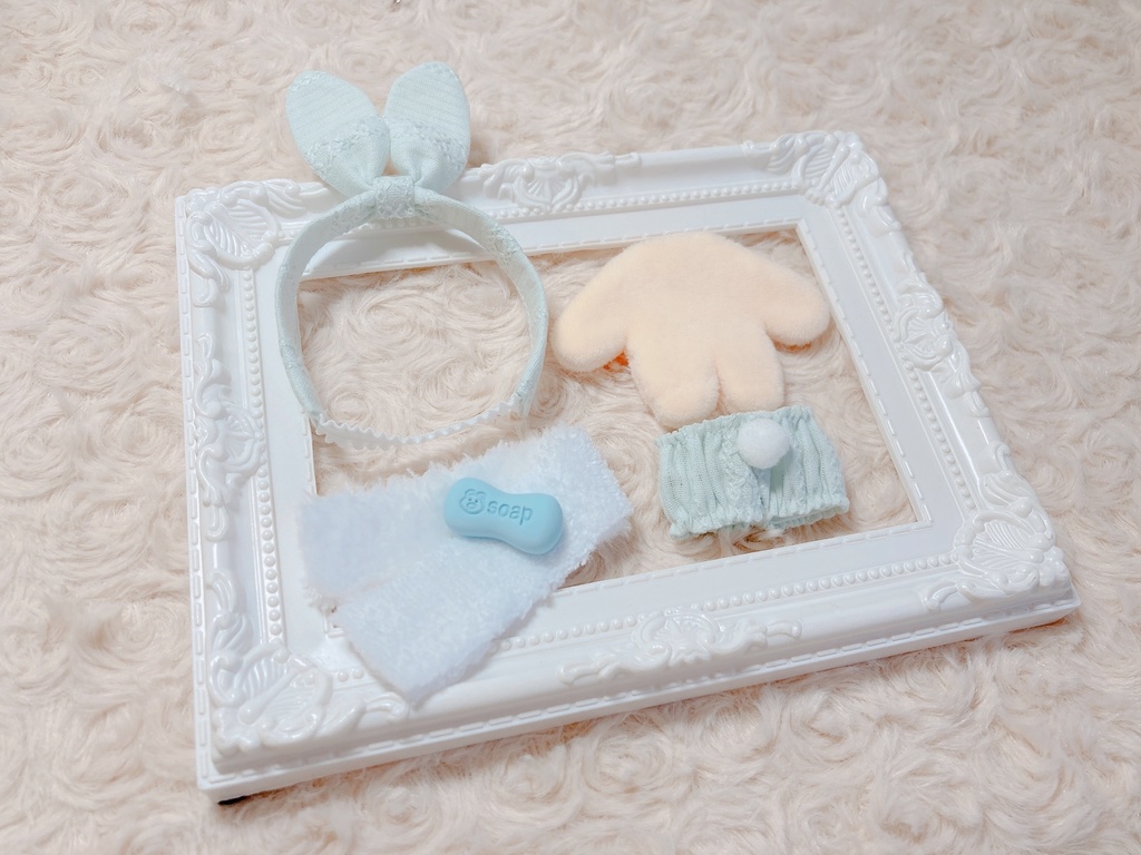 おまけ付き♡お風呂うさぎさんセット♡ブルー
