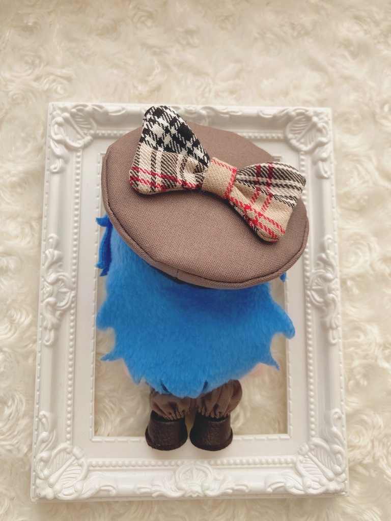 くすみブラウン✖️ボウタイシャツセット