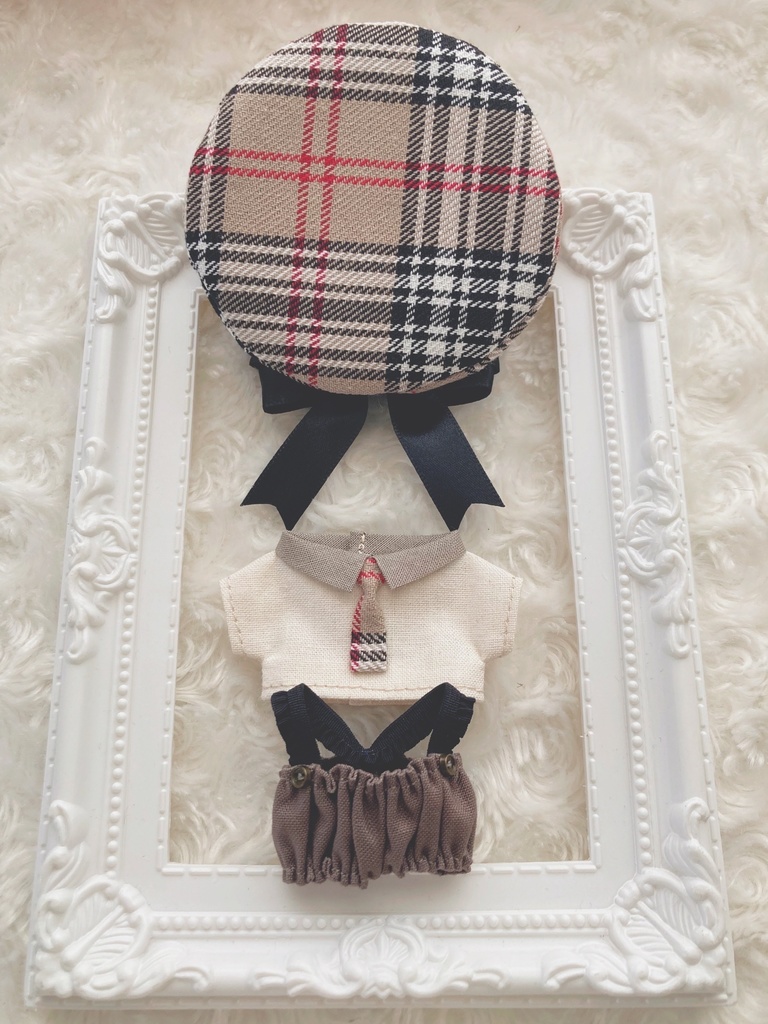 チェック✖️ネクタイシャツセット