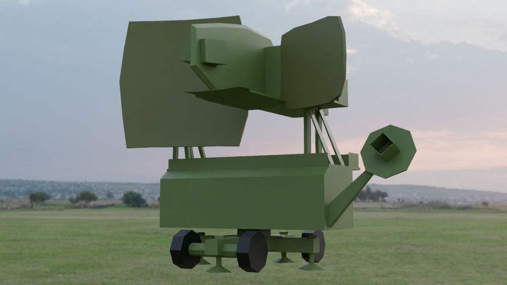 S-200/Sa-5 Gammon 3D model (low poly)