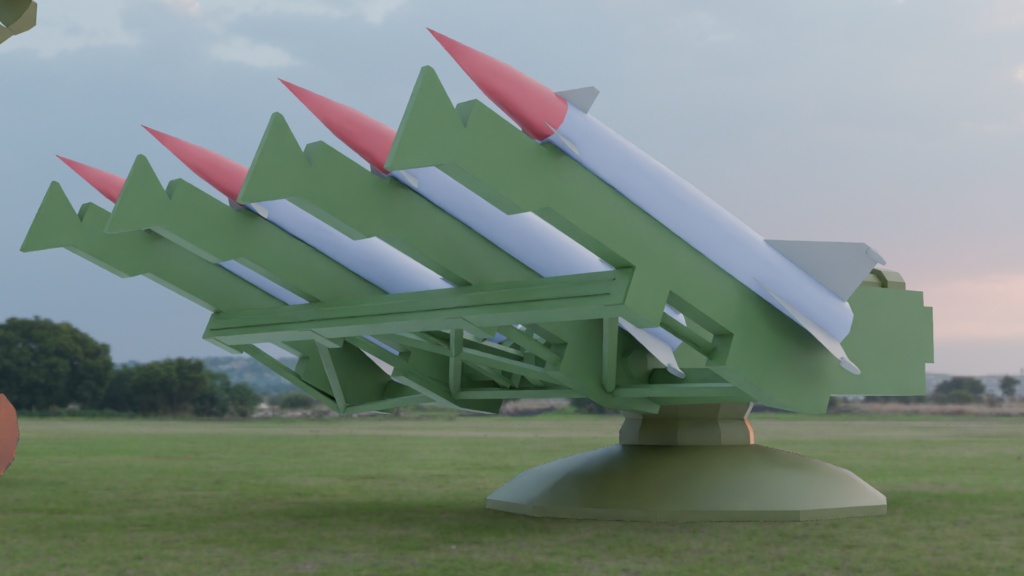 S-125/Sa-3 Goa 3D Model (Low Poly)