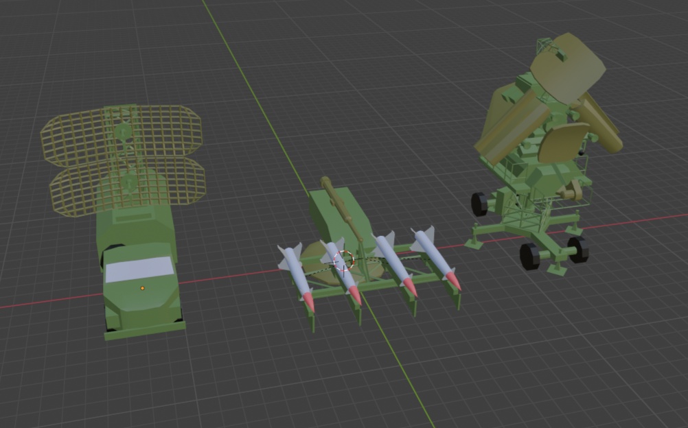 S-125/Sa-3 Goa 3D Model (Low Poly)