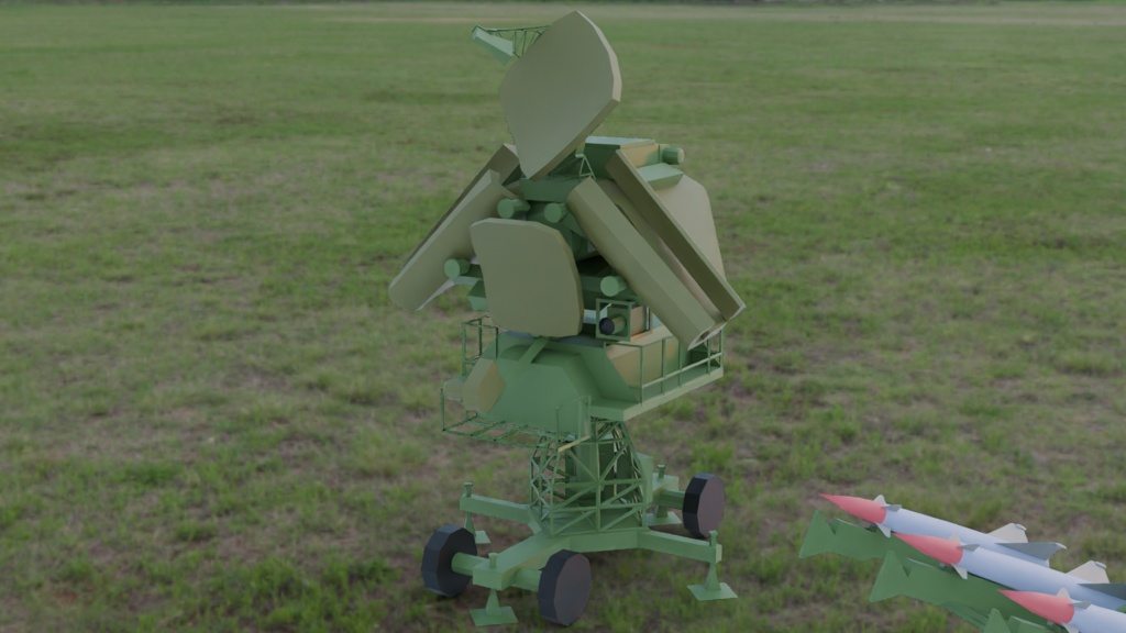 S-125/Sa-3 Goa 3D Model (Low Poly)