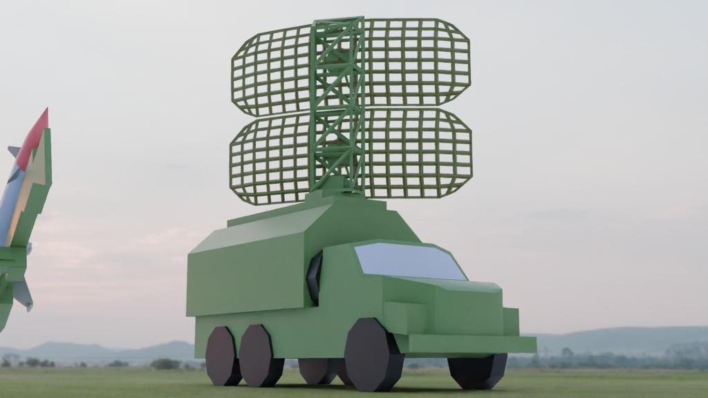 S-125/Sa-3 Goa 3D Model (Low Poly)