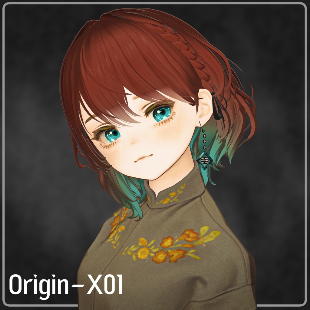 【発売記念セール中】【3Dアクセサリー】 "Origin-X01" Earring