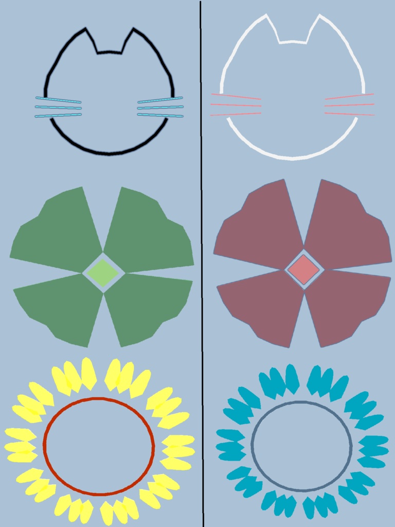 【VRChat想定】3種類のシンプルヘイローセット