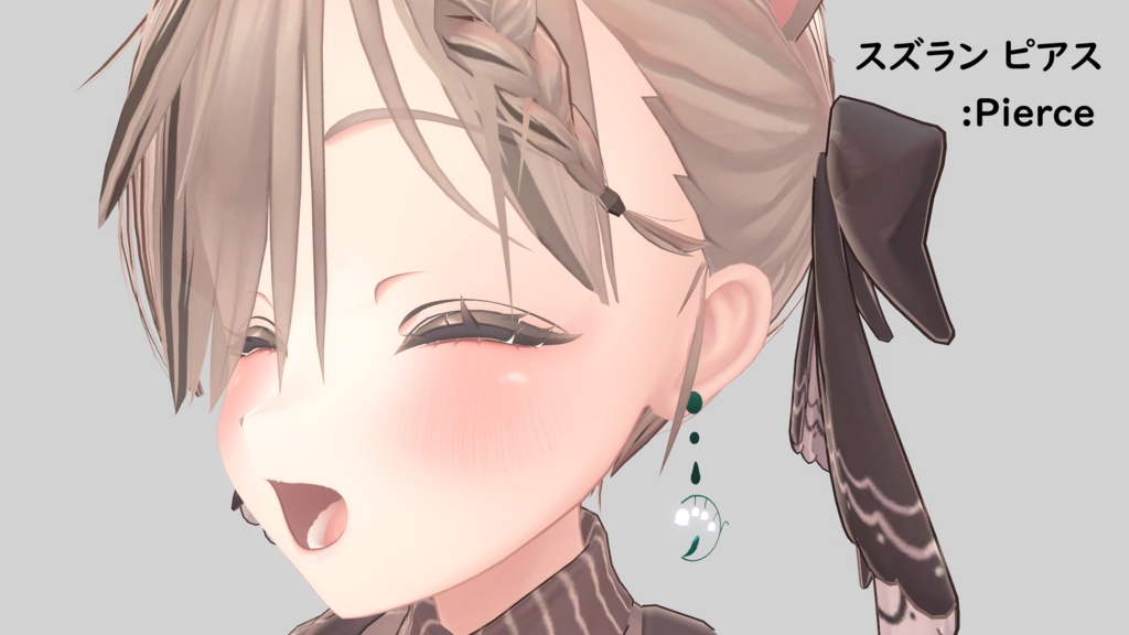 【VRchat】スズラン ピアス :Pierce