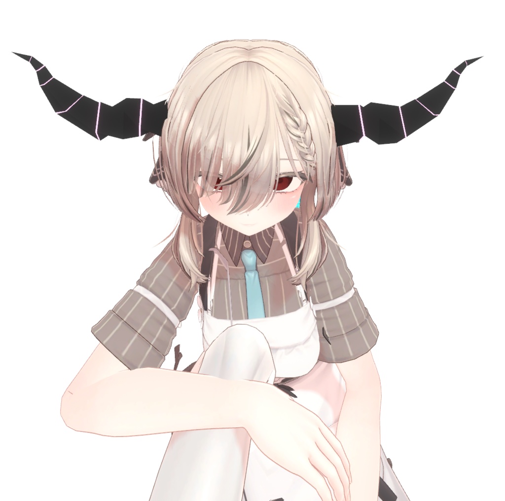 【VRChat想定】関節が点滅するツノ/ Flashing Horns 【アクセサリー】