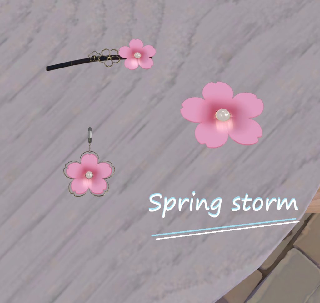 さくらサクラ桜 / Spring storm 【3種のアクセサリー】