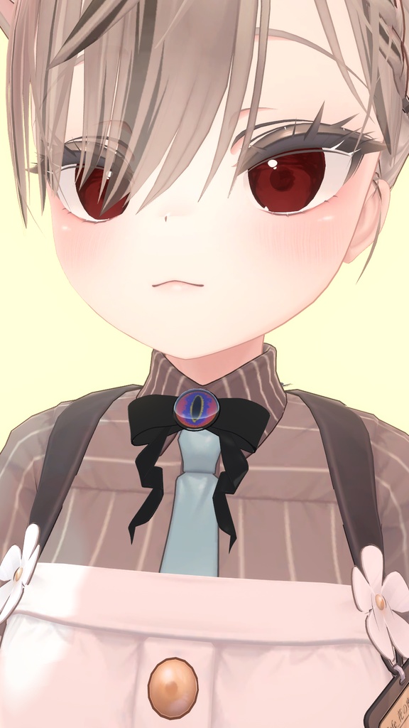 【VRChat想定】Dragon Eye Ribbon 【アクセサリー】