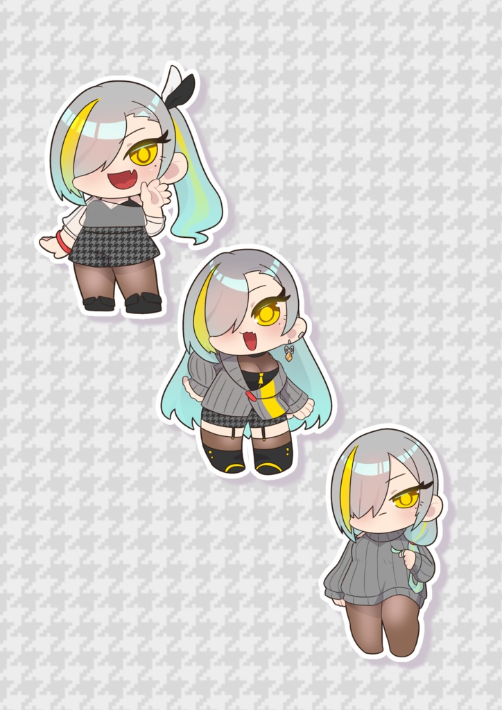 歌衣メイカPダイカットシールBセット