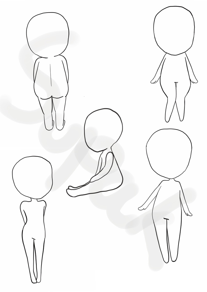 Basic Pose Base Set2 (5 poses)
