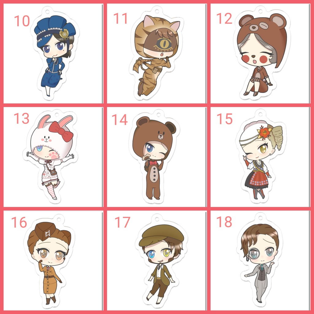 第五ミニキャラアクキー