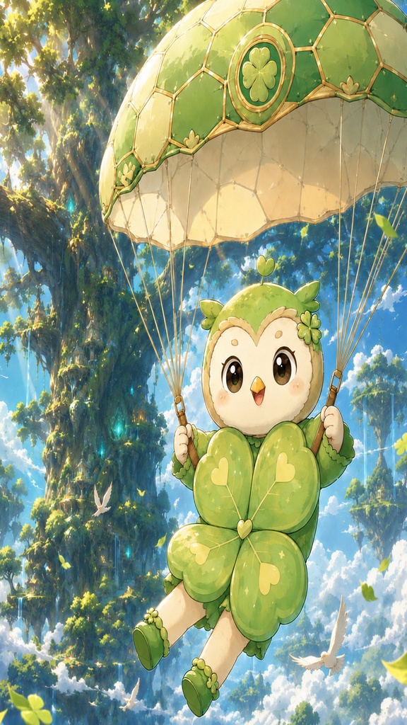 ポーラクローと空の探検 壁紙&イラストセット