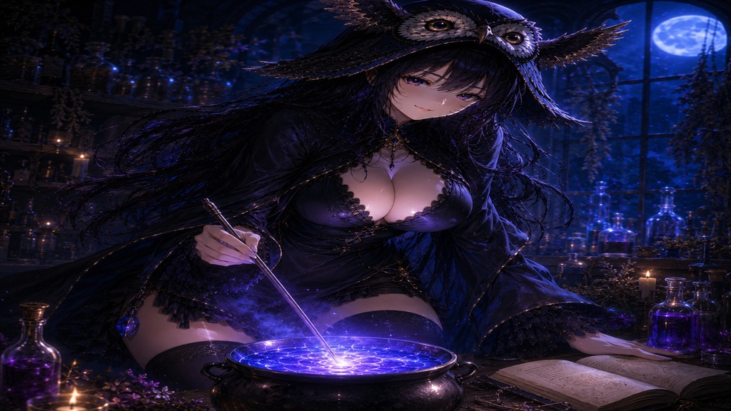 ホーリアの魔法薬 壁紙＆イラストセット