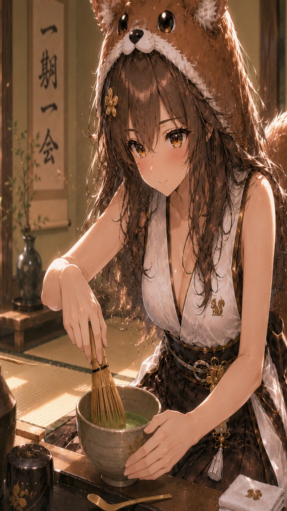 リリスちゃん初めての茶道 壁紙&イラストセット