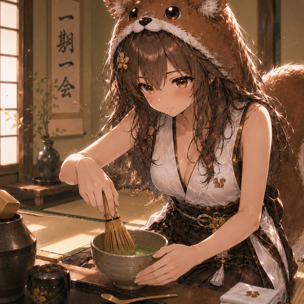 リリスちゃん初めての茶道 壁紙&イラストセット