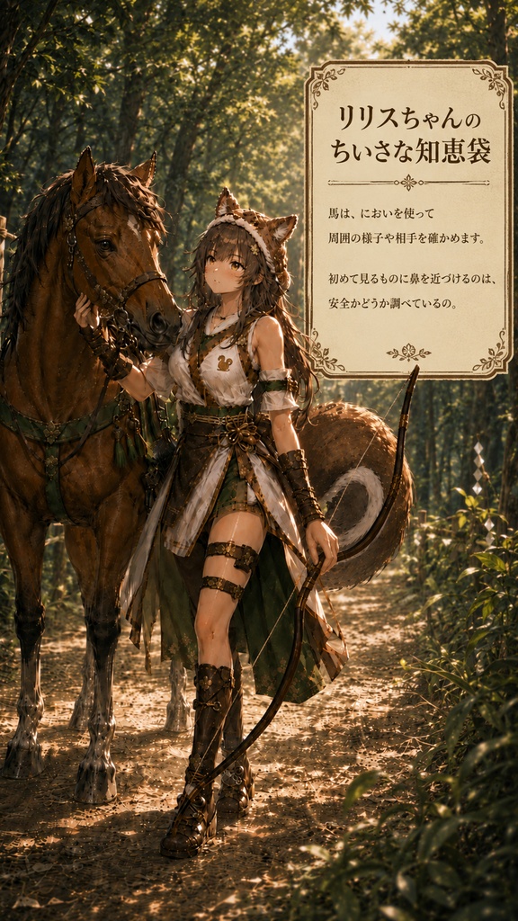 リリスちゃん 流鏑馬 壁紙セット