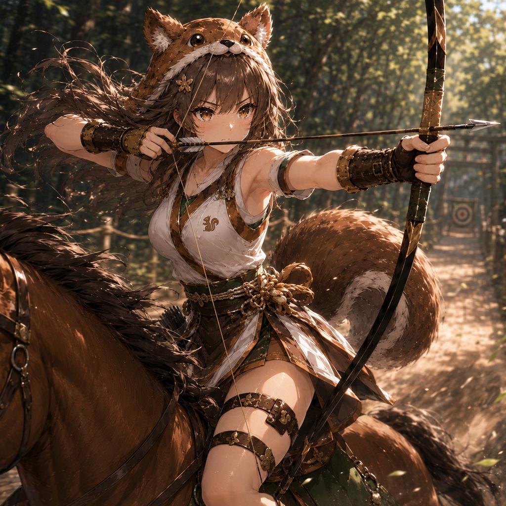 リリスちゃん 流鏑馬 壁紙セット