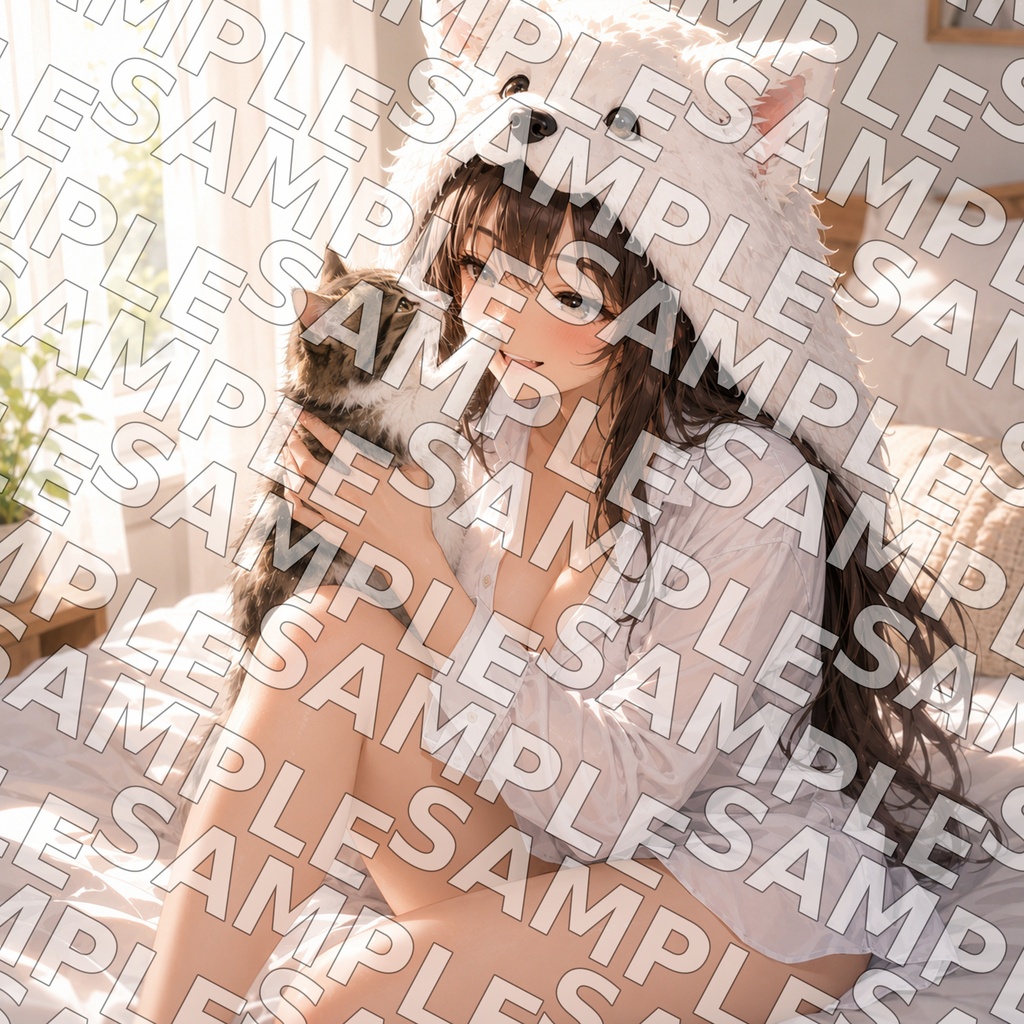 モカちゃんと猫の朝時間 壁紙セット【無料】