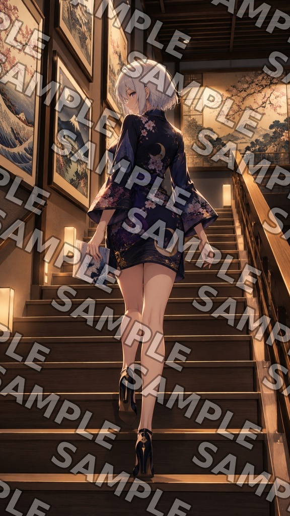 月詠ミミと浮世絵展 壁紙セット