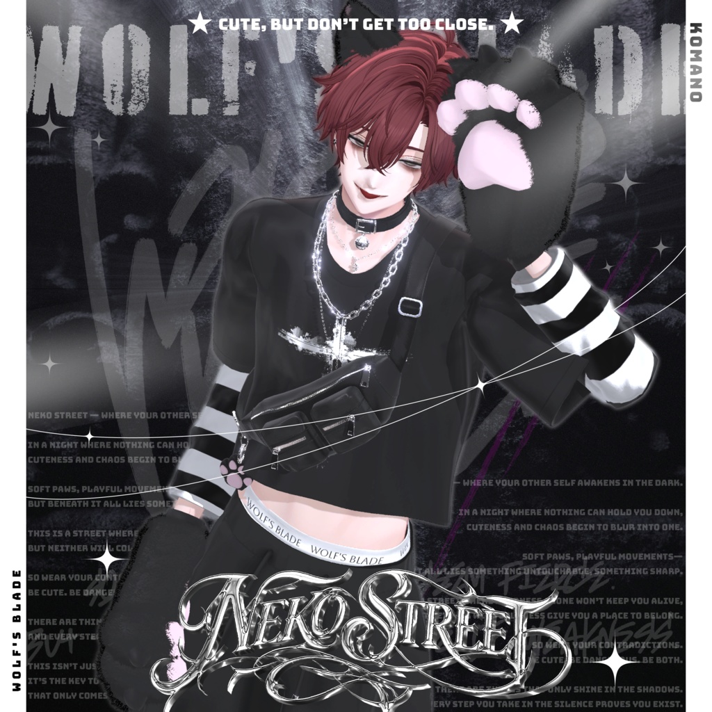 ✨SALE✨【Neko Street】ねこ ストリート Wolf's Blade