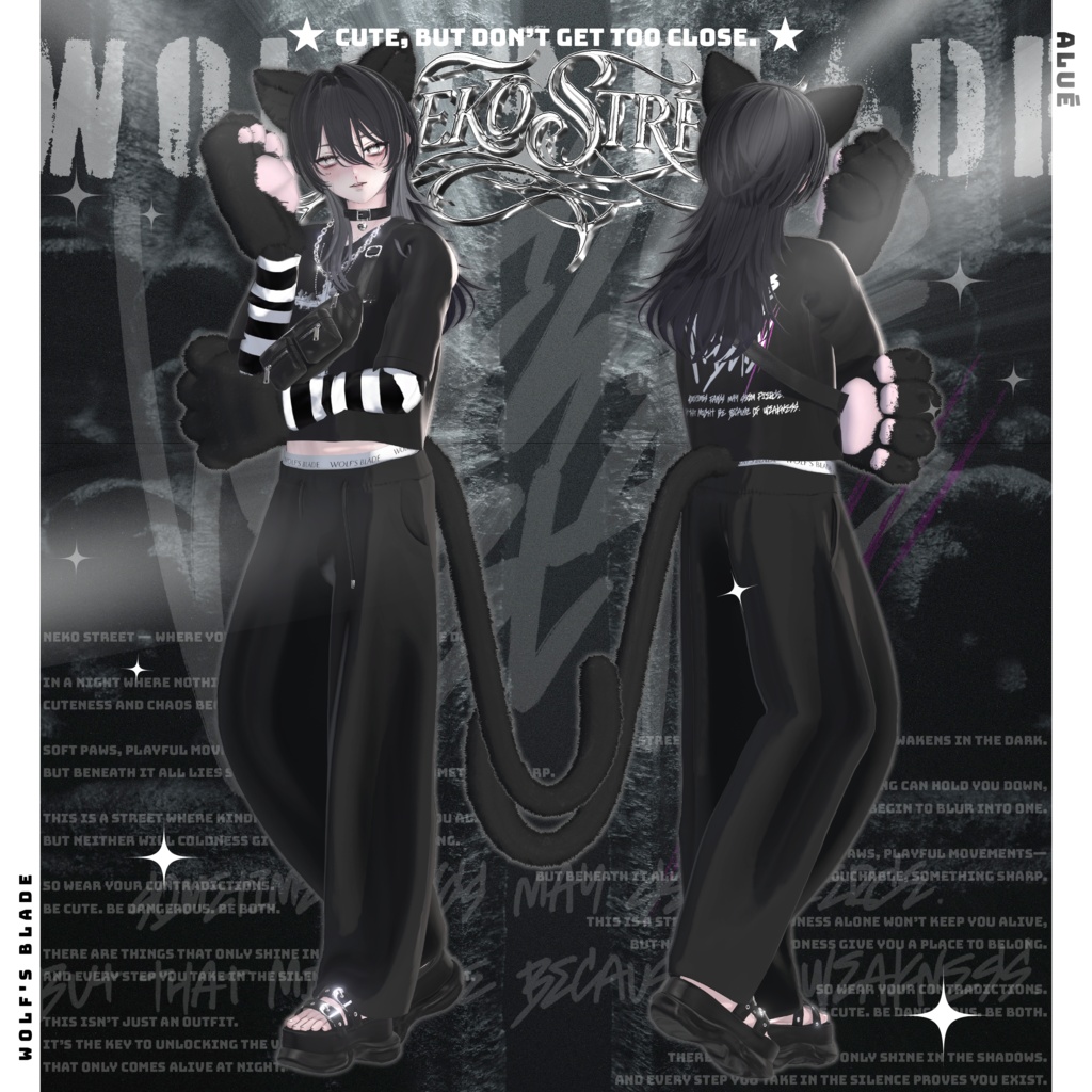 ✨SALE✨【Neko Street】ねこ ストリート Wolf's Blade