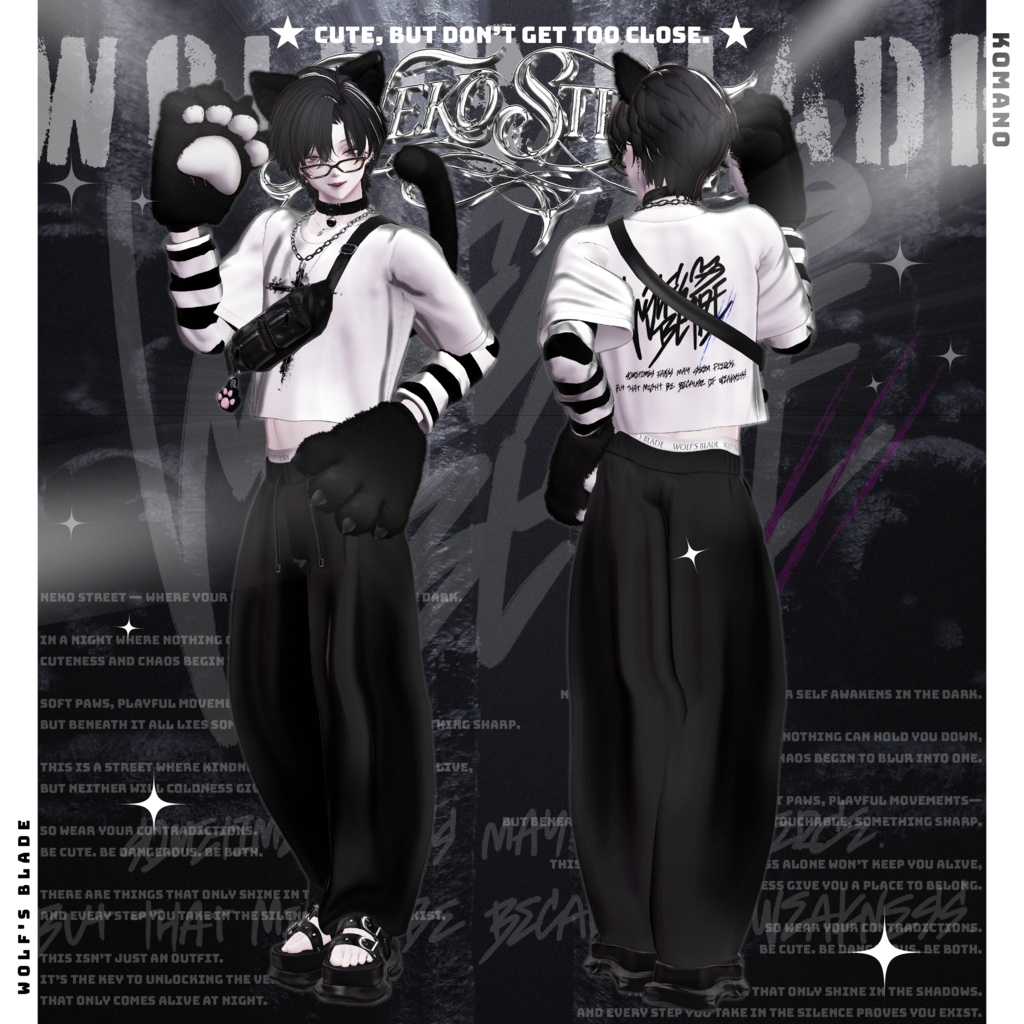 ✨SALE✨【Neko Street】ねこ ストリート Wolf's Blade