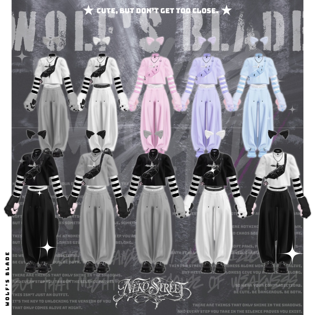 ✨SALE✨【Neko Street】ねこ ストリート Wolf's Blade