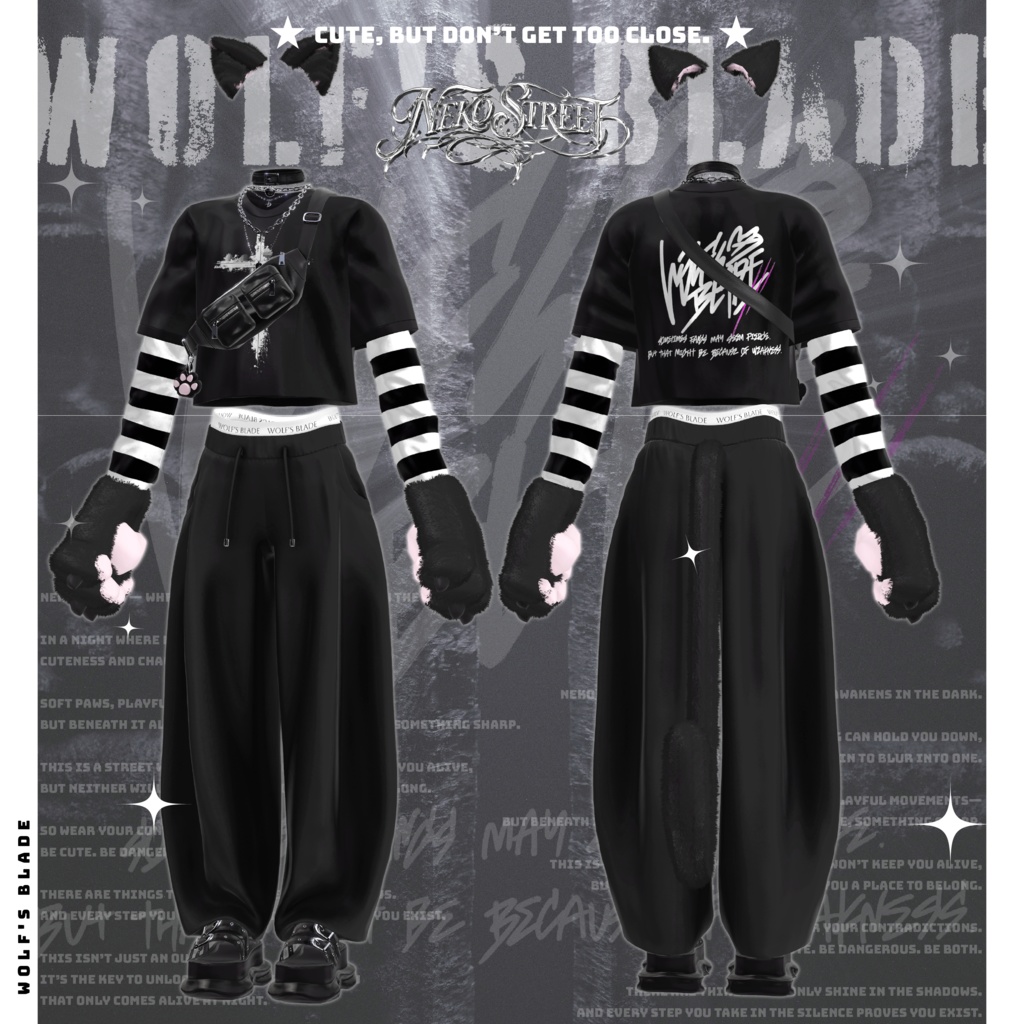 ✨SALE✨【Neko Street】ねこ ストリート Wolf's Blade