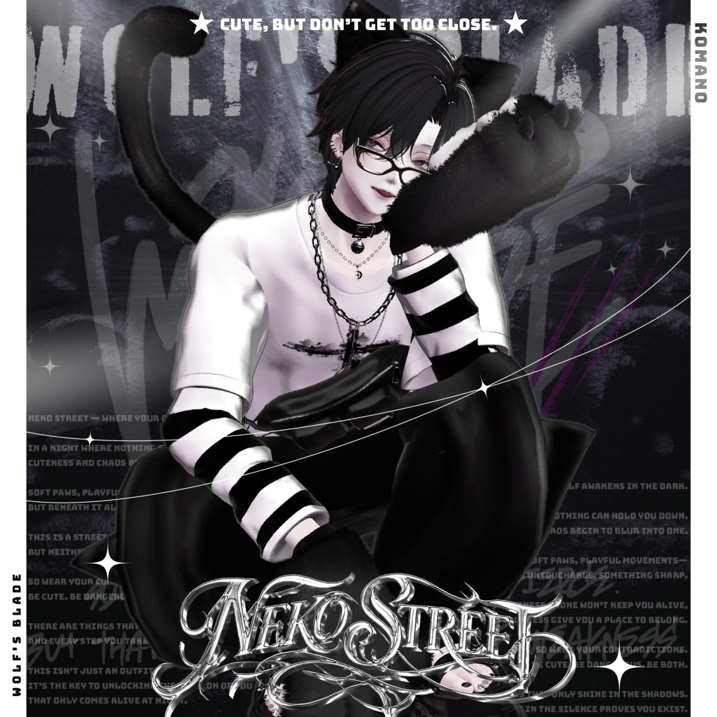 ✨SALE✨【Neko Street】ねこ ストリート Wolf's Blade