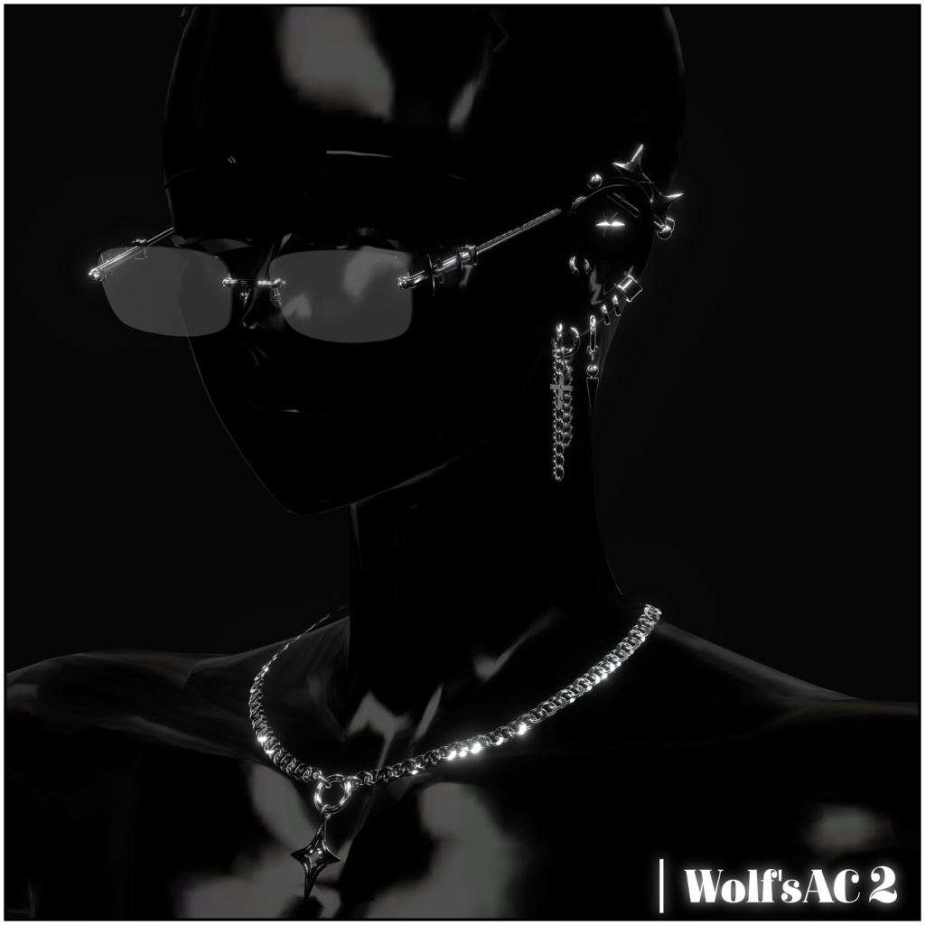 ✨SALE✨【✝ Wolf's ACCESSORY SET2✝ 】アクセサリーセット Wolf's Blade