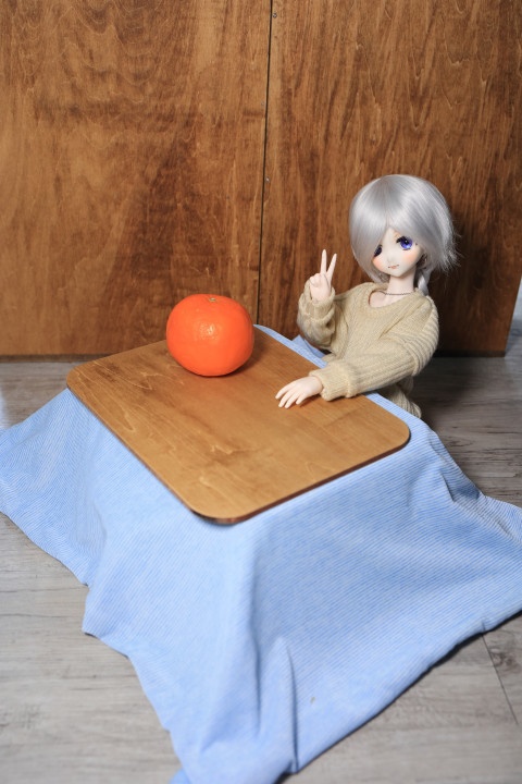 リバーシブル天板のコタツにもなるローテーブル