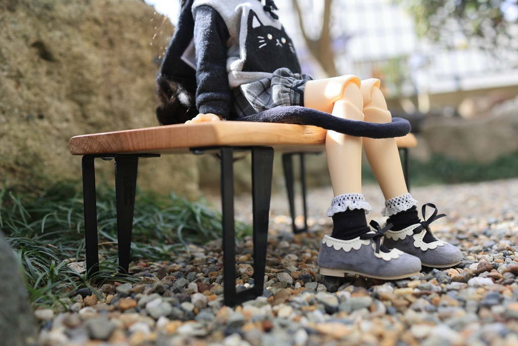 耳付板のチェアテーブル19号(脚2種付)