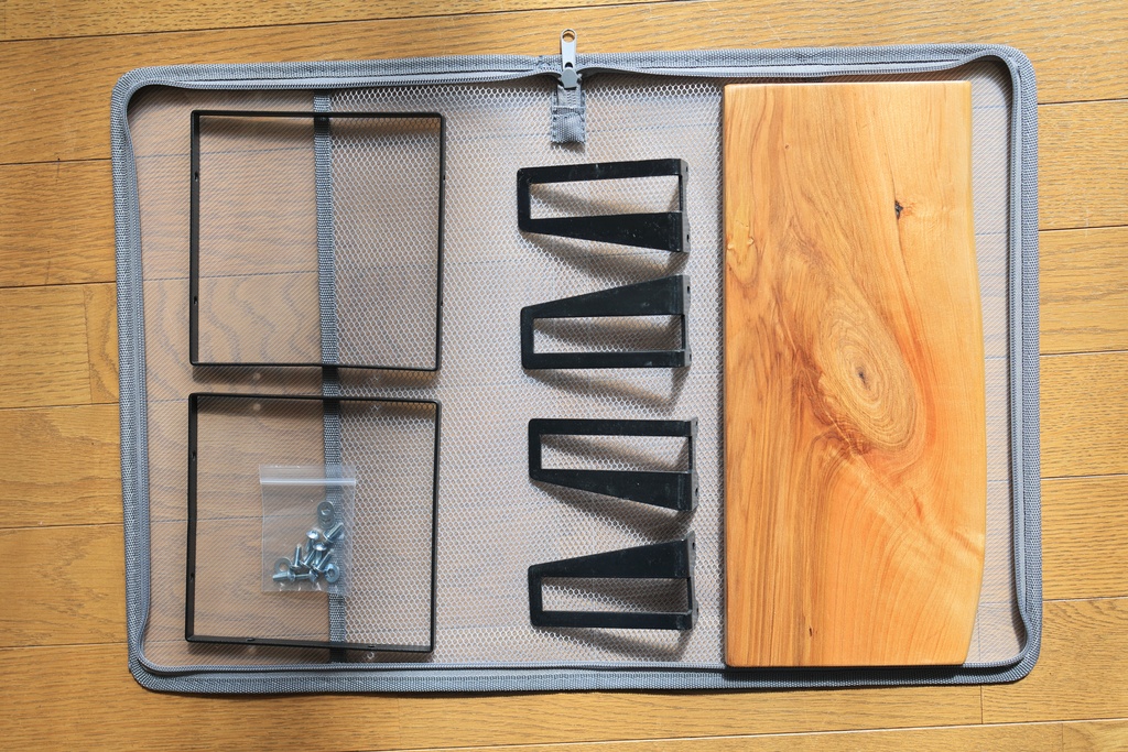 耳付板のチェアテーブル19号(脚2種付)