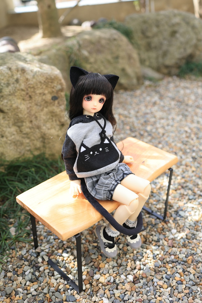 耳付板のチェアテーブル19号(脚2種付)