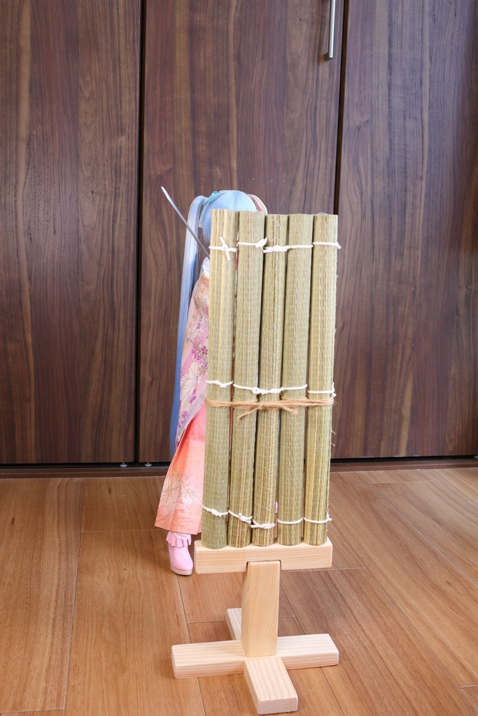 1/3サイズ 試斬台&巻藁