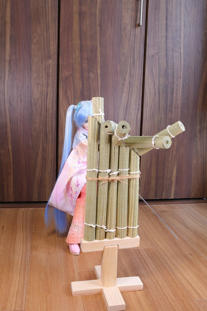 1/3サイズ 試斬台&巻藁